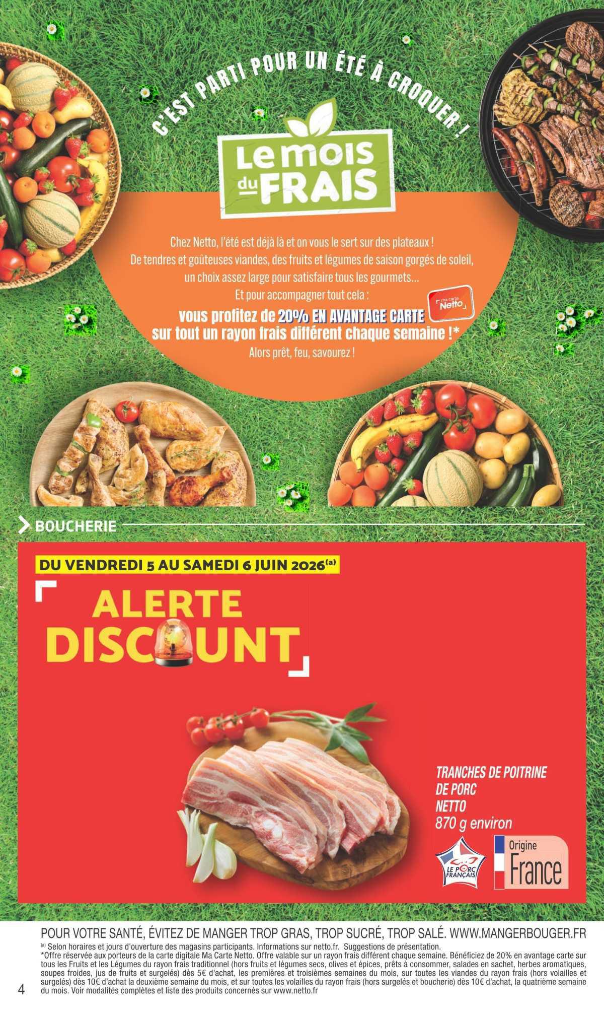NETTO : Dépliant 'Le MOIS du FRAIS'