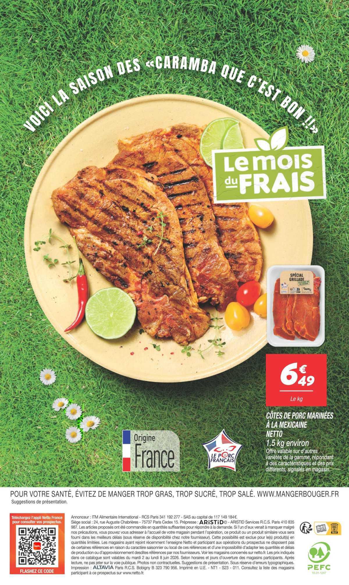 NETTO : Dépliant 'Le MOIS du FRAIS'