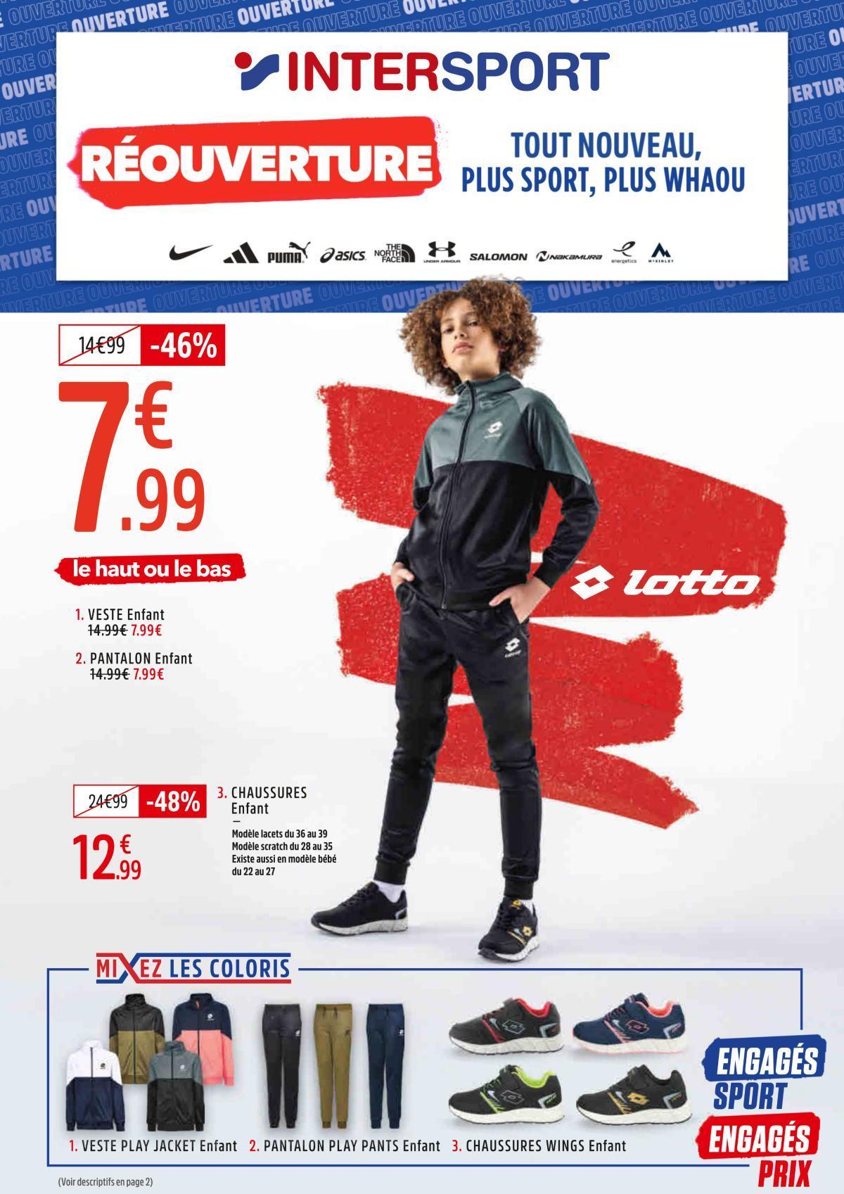 Intersport : Réouverture 'Engagée pour une rentrée moins Chère !'