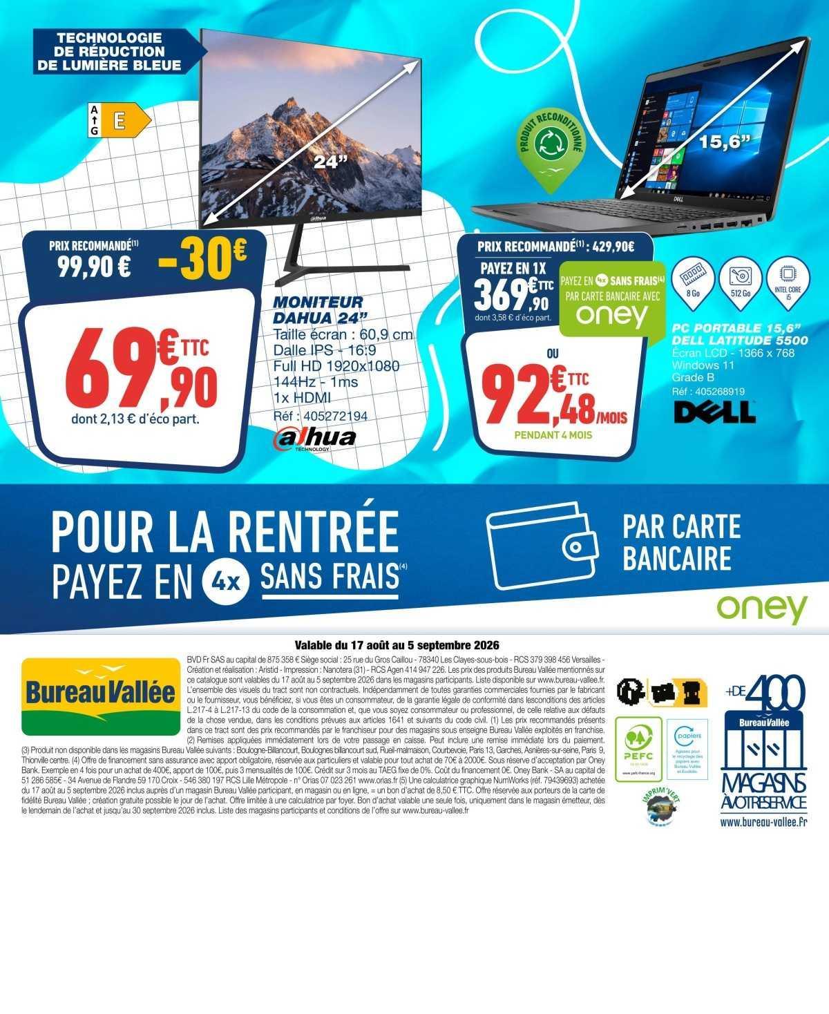 Bureau Vallée : On pulvérise LES PRIX !