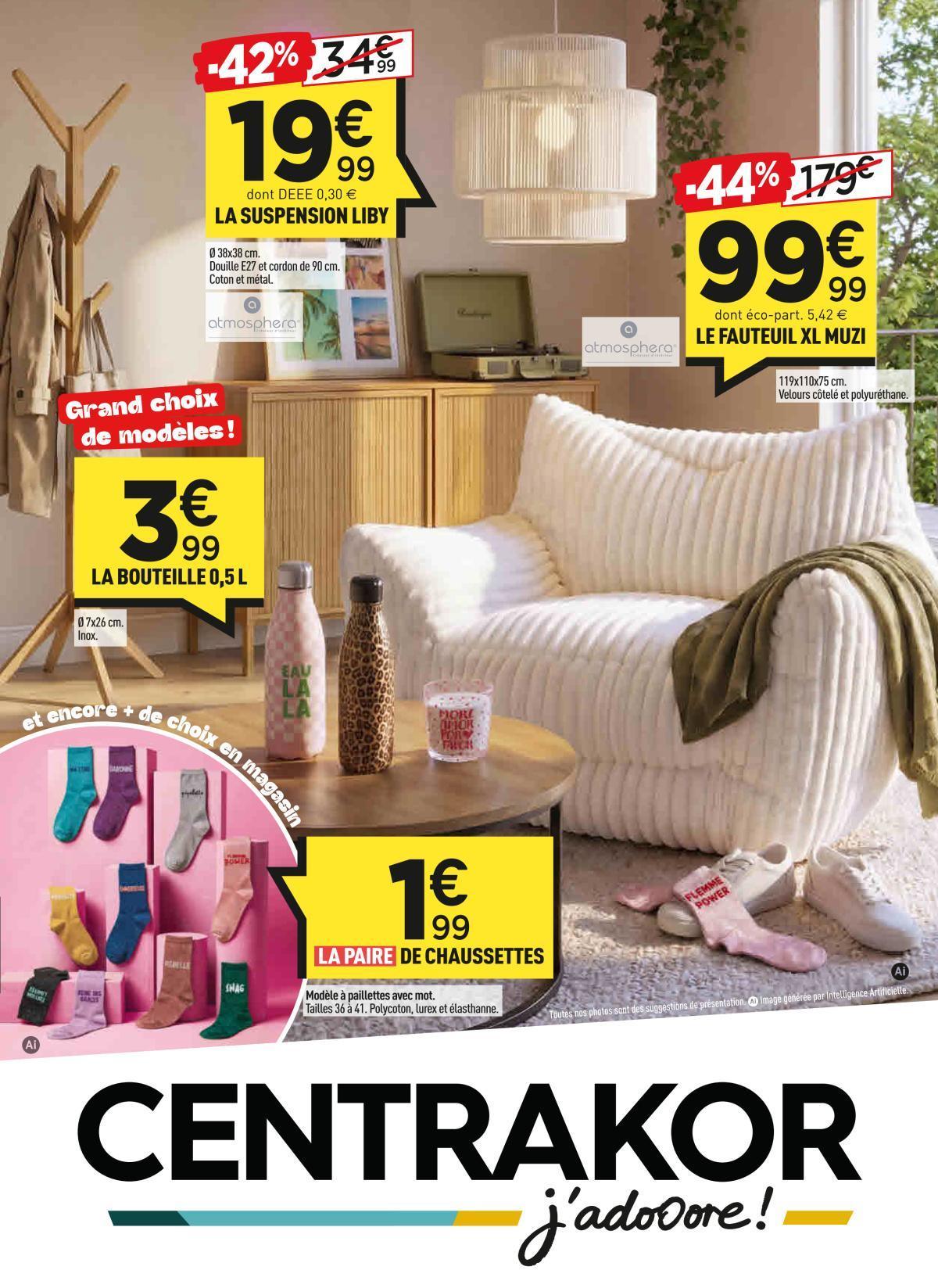 CENTRAKOR : Dépliant 'Concocter ma déco douceur' du 30 août au 13 sept