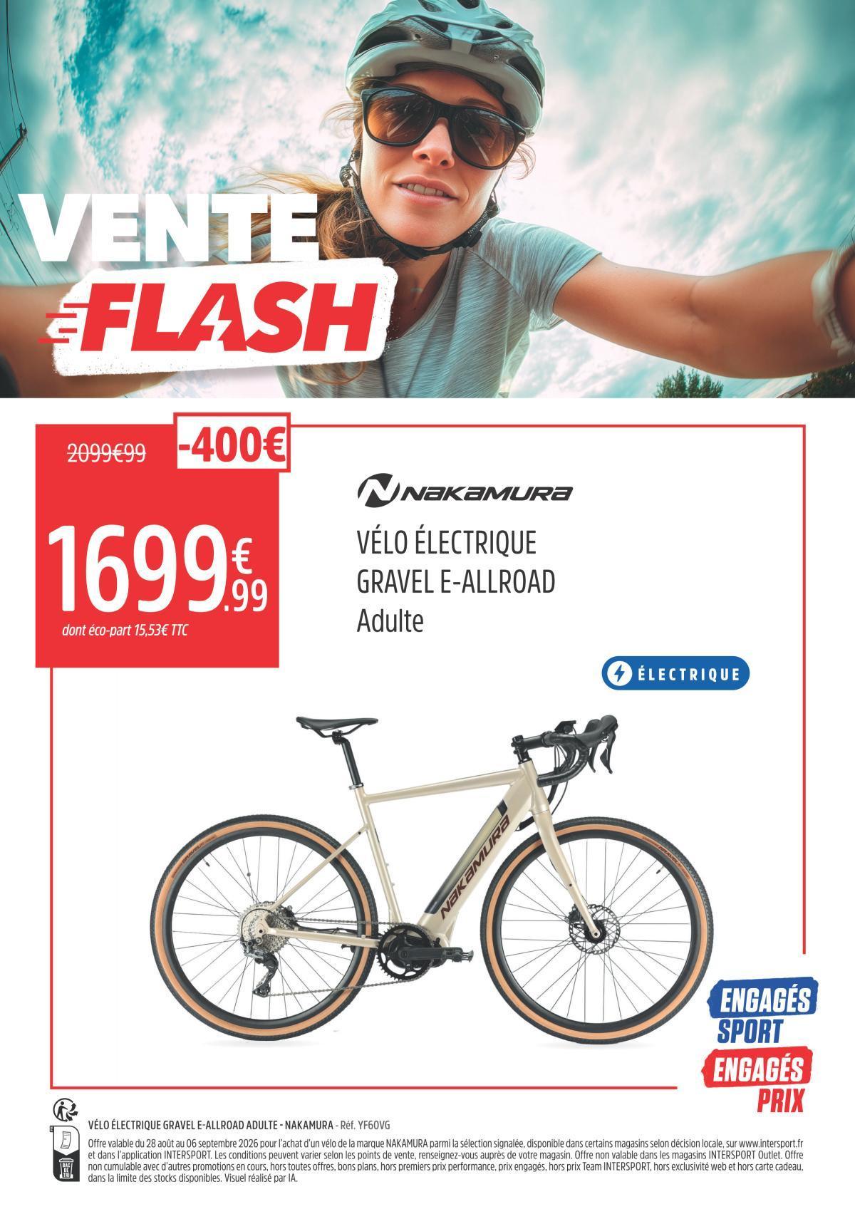 Intersport : Les Offres Flash mobilité jusqu'au 6 septembre