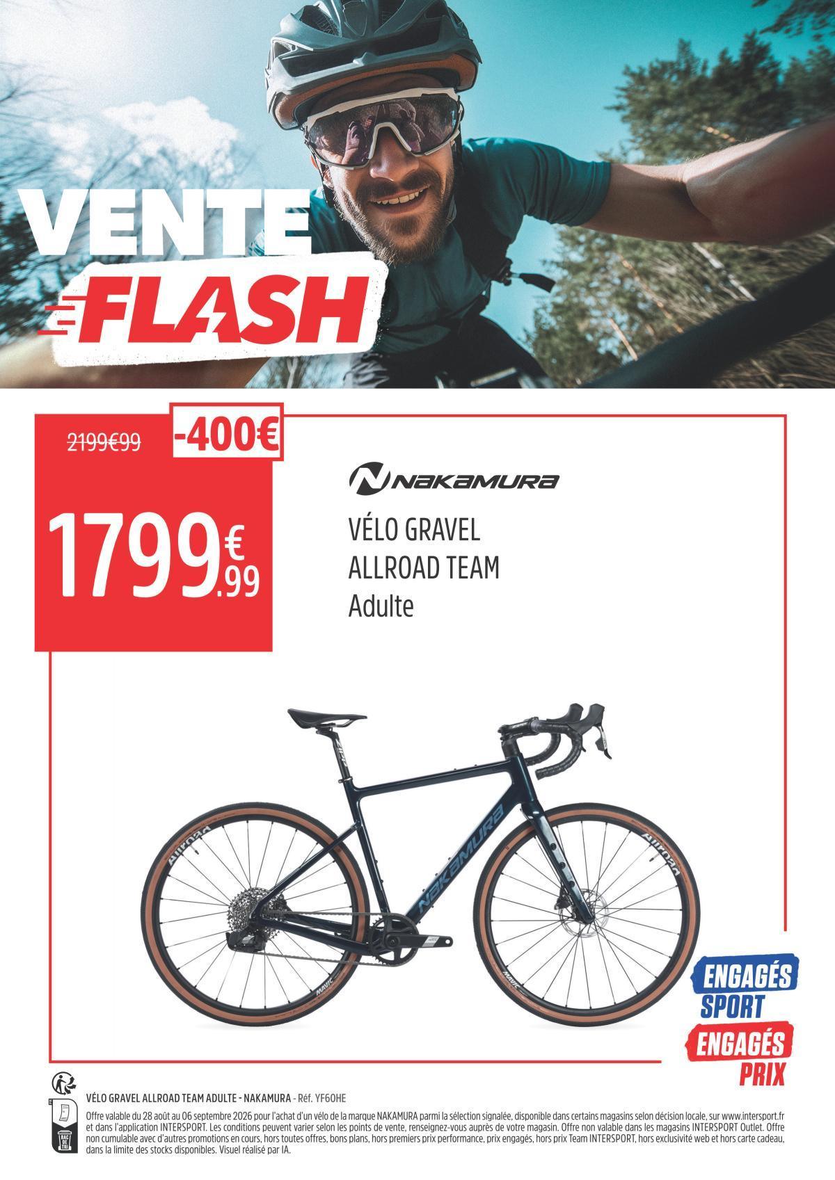 Intersport : Les Offres Flash mobilité jusqu'au 6 septembre