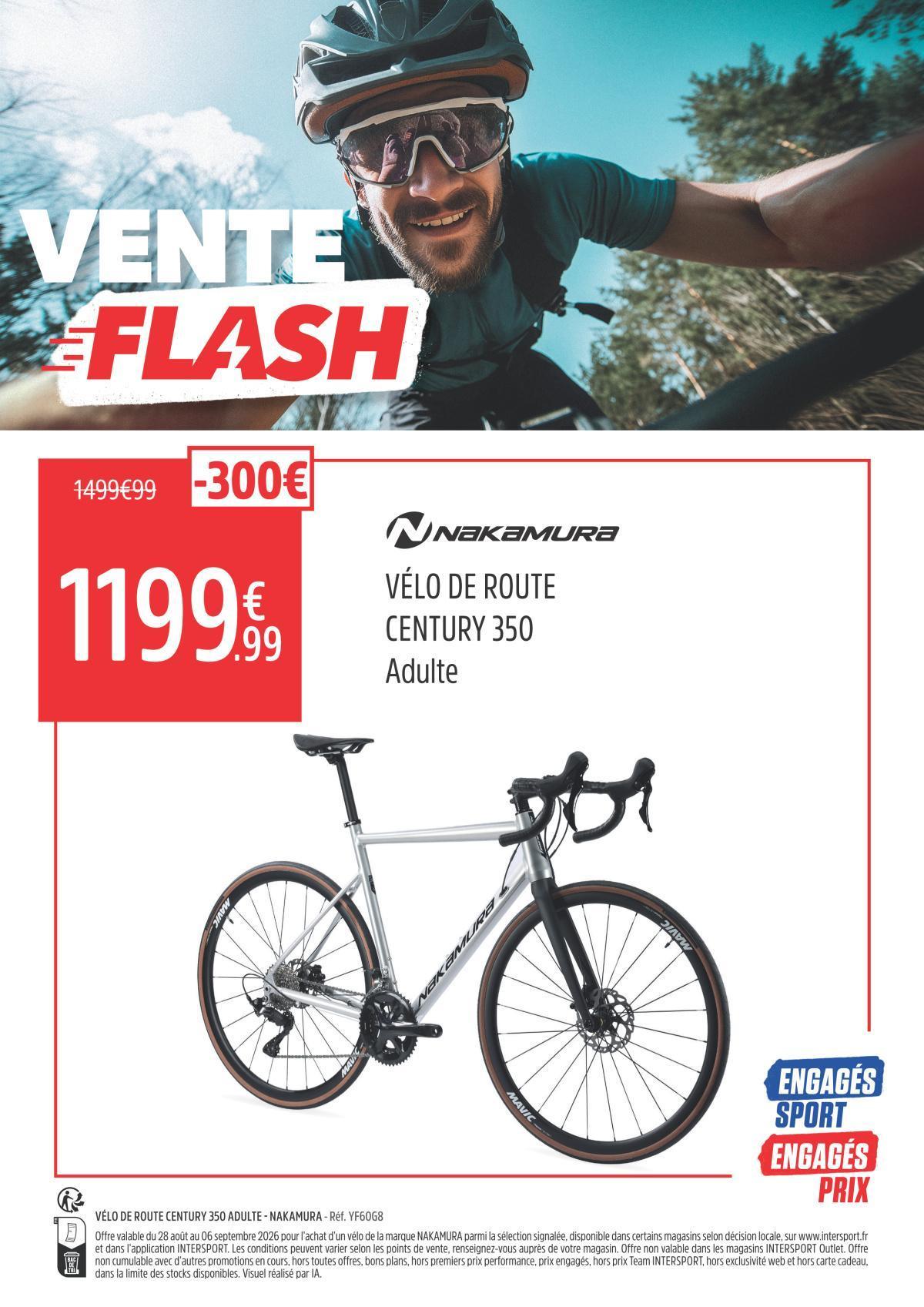 Intersport : Les Offres Flash mobilité jusqu'au 6 septembre