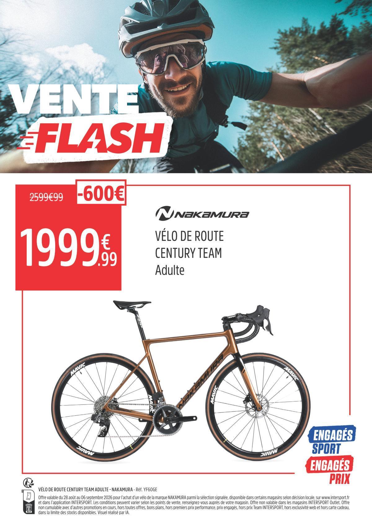 Intersport : Les Offres Flash mobilité jusqu'au 6 septembre