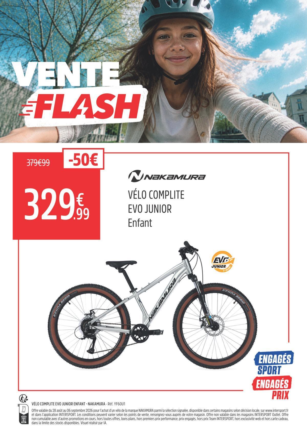 Intersport : Les Offres Flash mobilité jusqu'au 6 septembre