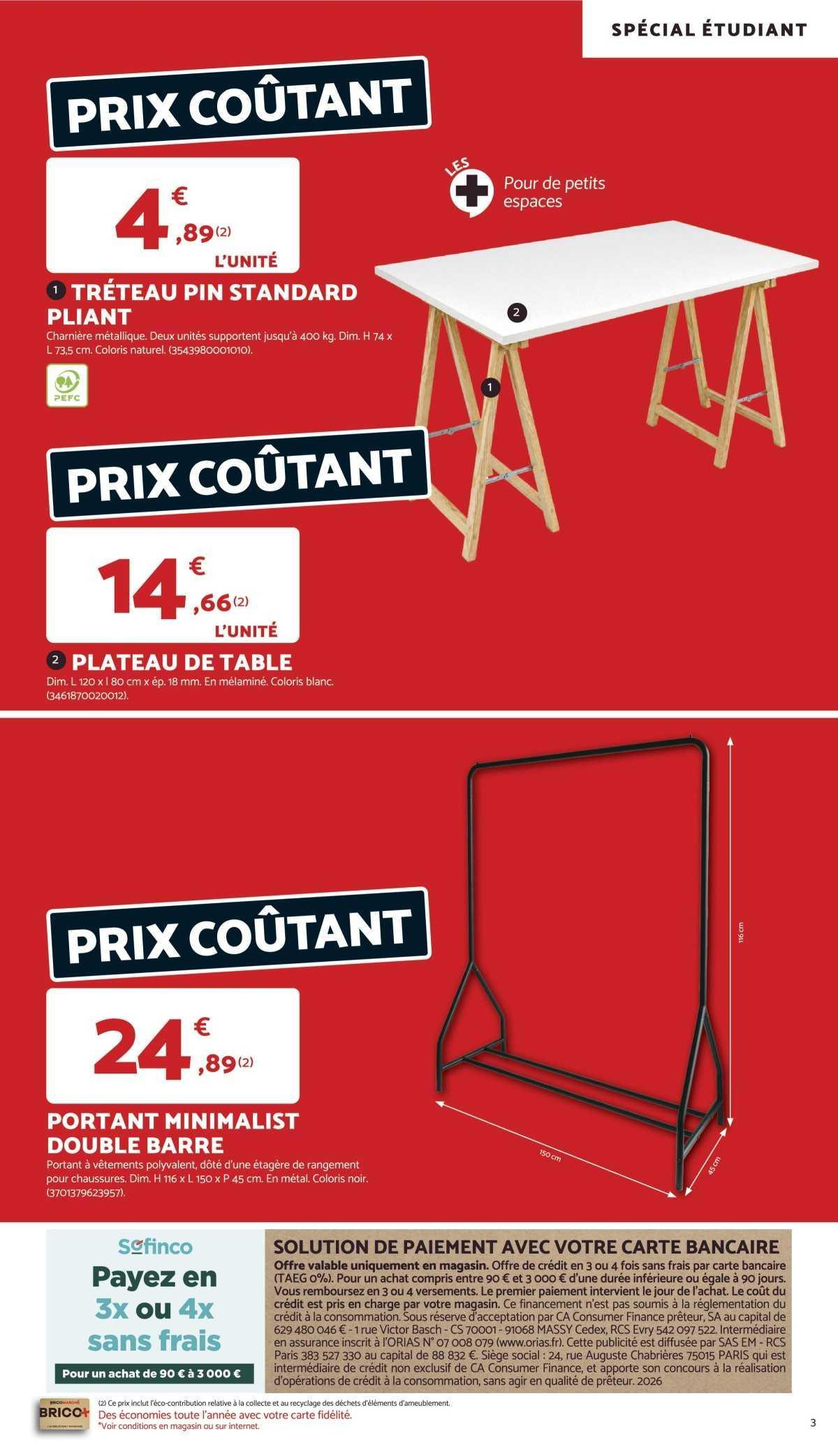 Bricomarché : les RDV à PRIX CONFORT !