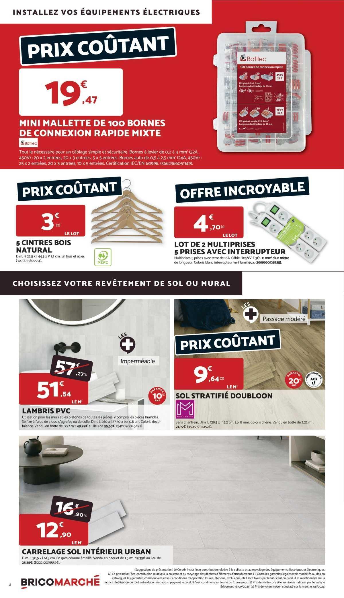 Bricomarché : les RDV à PRIX CONFORT !