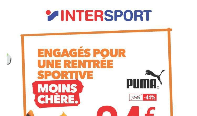 INTERSPORT : Une rentrée Sportive MOINS CHÈRE !