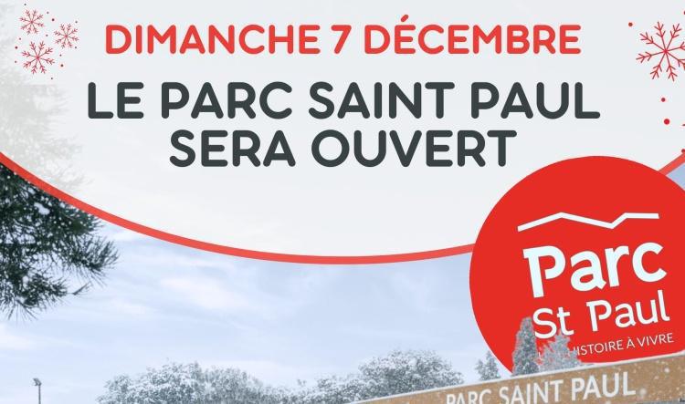 OUVERTURE : Ce dimanche 7 décembre