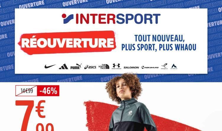 Intersport : Réouverture 'Engagée pour une rentrée moins Chère !'