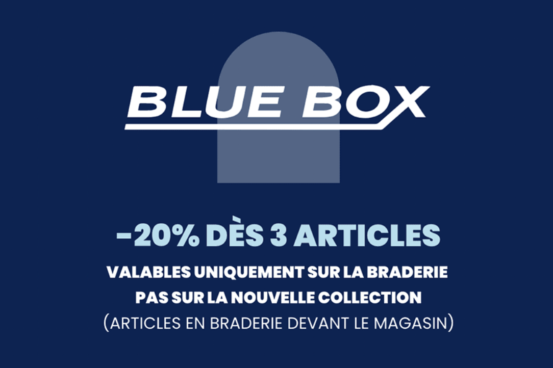 Blue Box, - 20% dès 3 articles