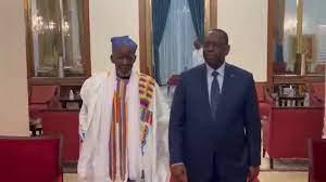 Palais de la République : Le président Macky Sall a reçu le Khalife général de Médina Baye.