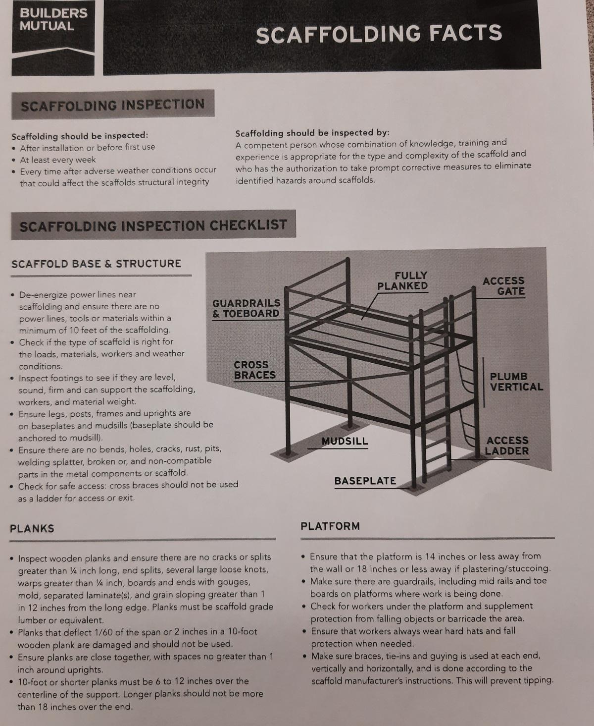 Scaffold Fact Sheet