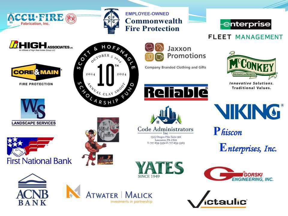 2024 Clay Shoot SES/PWH Scholarship Sponsors