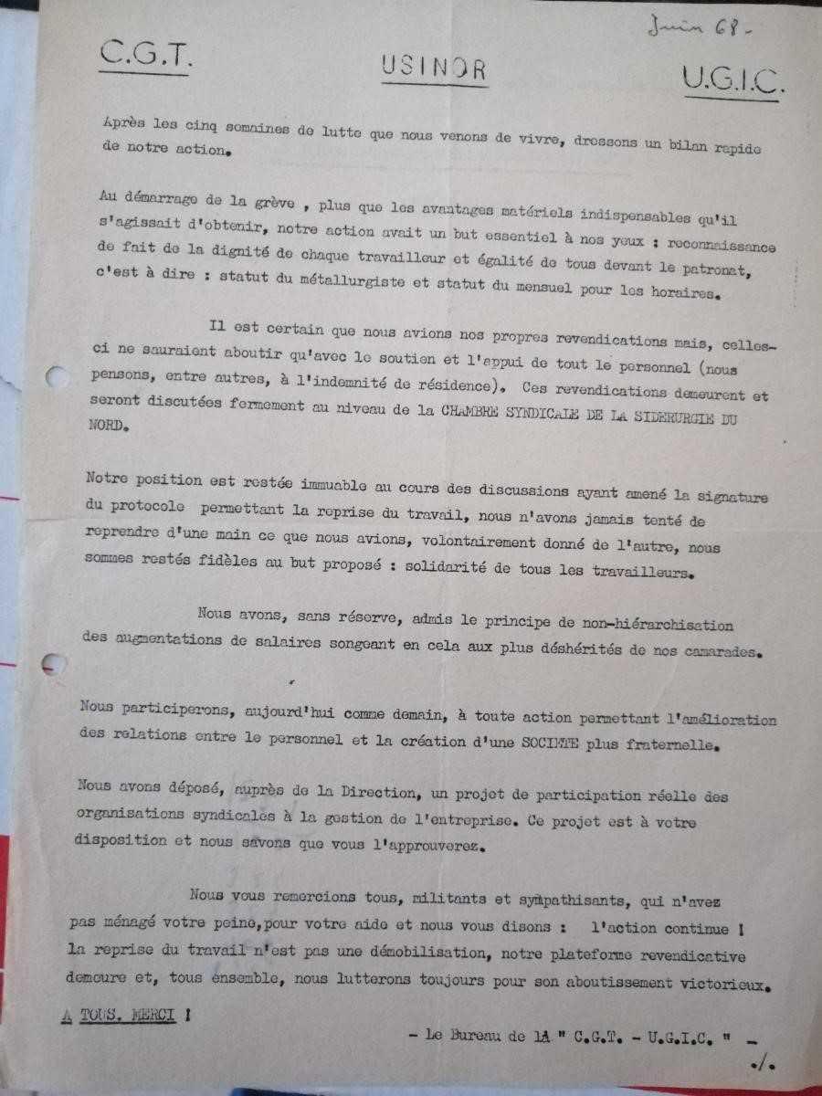 L’histoire de la C.G.T. AMF Dunkerque L’histoire de la C.G.T. AMF Dunkerque