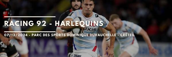 Racing 92 - Harlequins🔵⚪