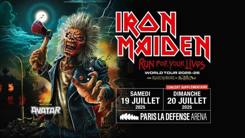 PLDA - Iron Maiden 19 et 20/07 🎤