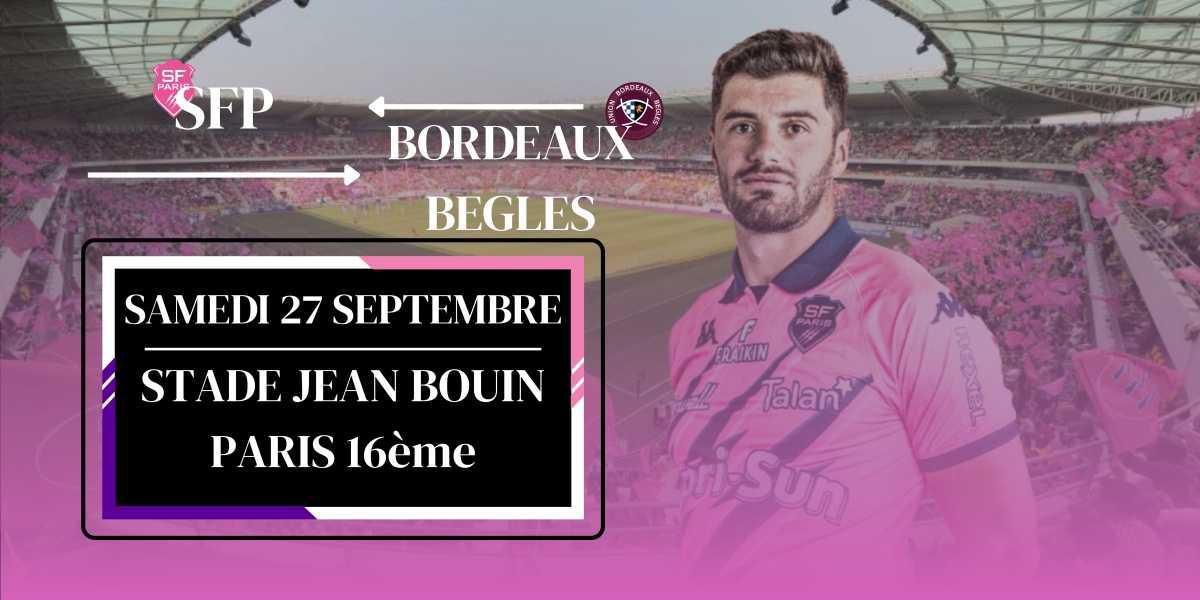 STADE FRANÇAIS PARIS - BORDEAUX-BEGLES 🏉 