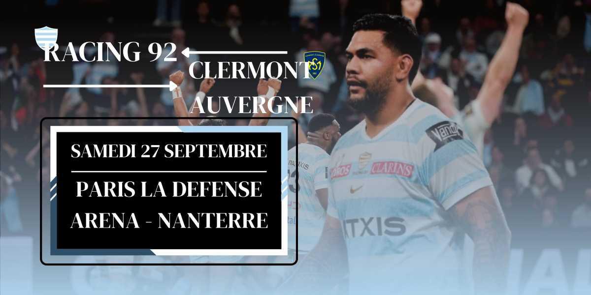 RACING 92 - CLERMONT AUVERGNE 🏉