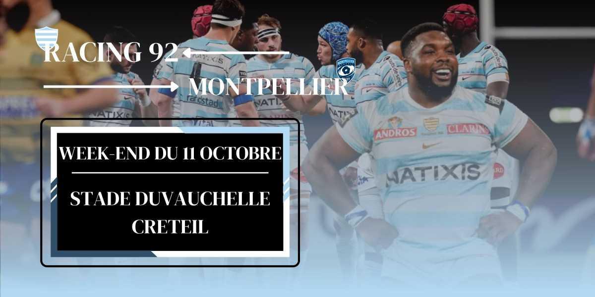 RACING 92 - MONTPELLIER 🏉