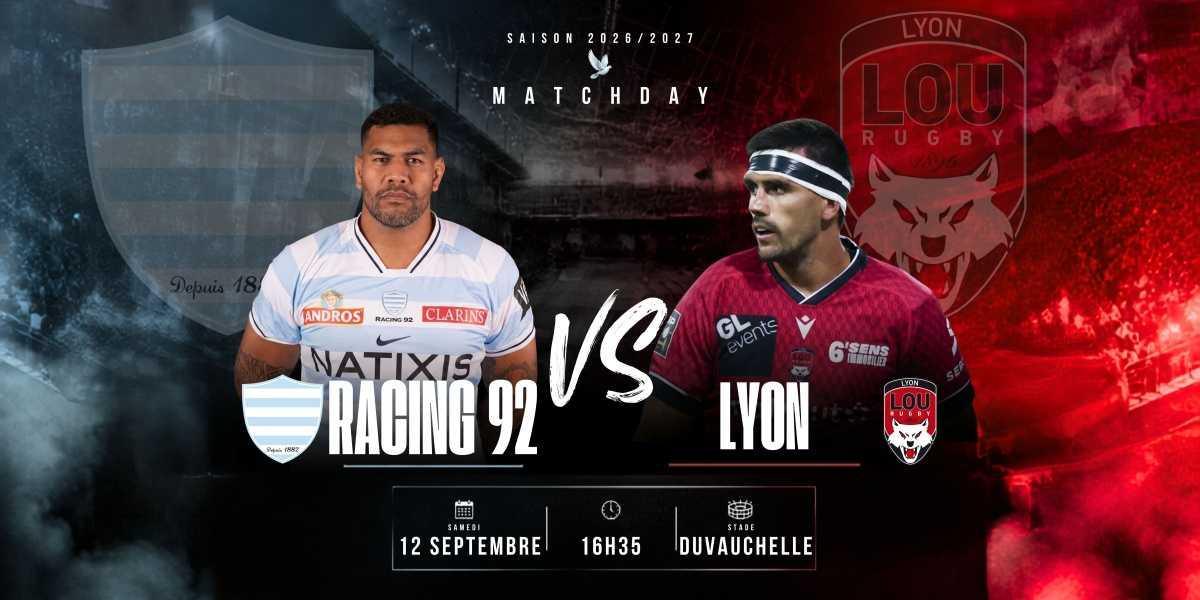 RACING 92 - LYON 🏉