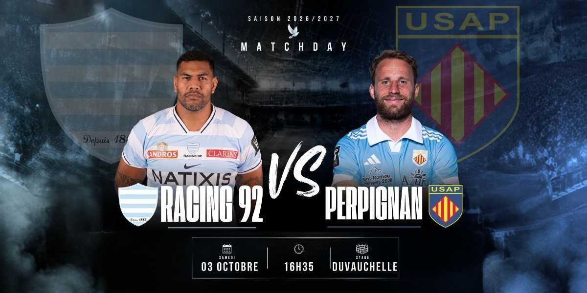 RACING 92 - PERPIGNAN 🏉