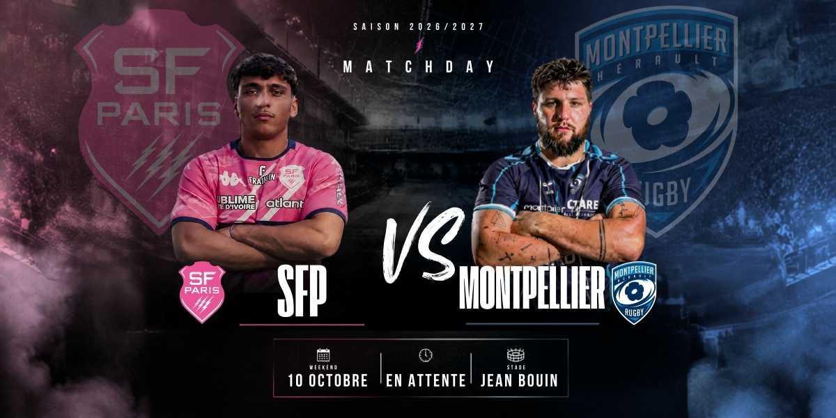 STADE FRANÇAIS PARIS - MONTPELLIER🏉 