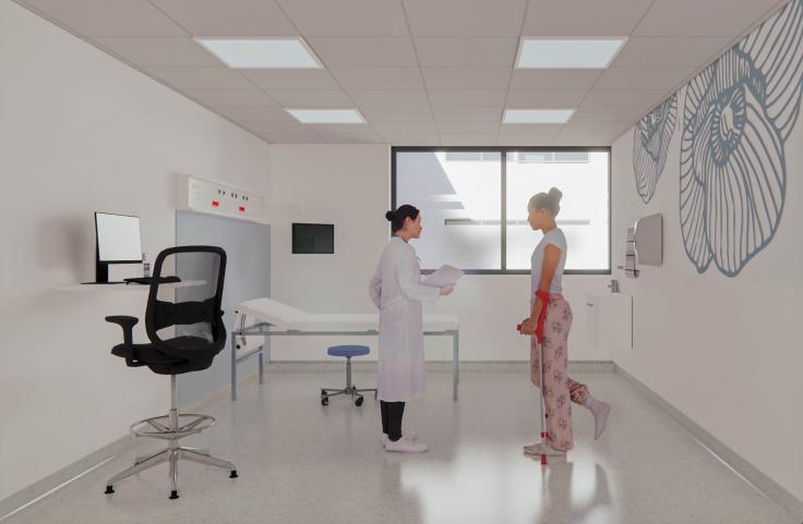 Réunion CC... Le service des urgences flambant neuf du CHU Tivoli à La Louvière !