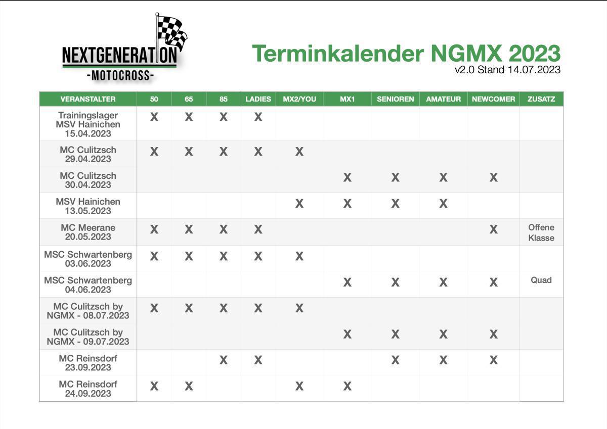 PR: Terminkalender 2023 PR: Terminkalender 2023