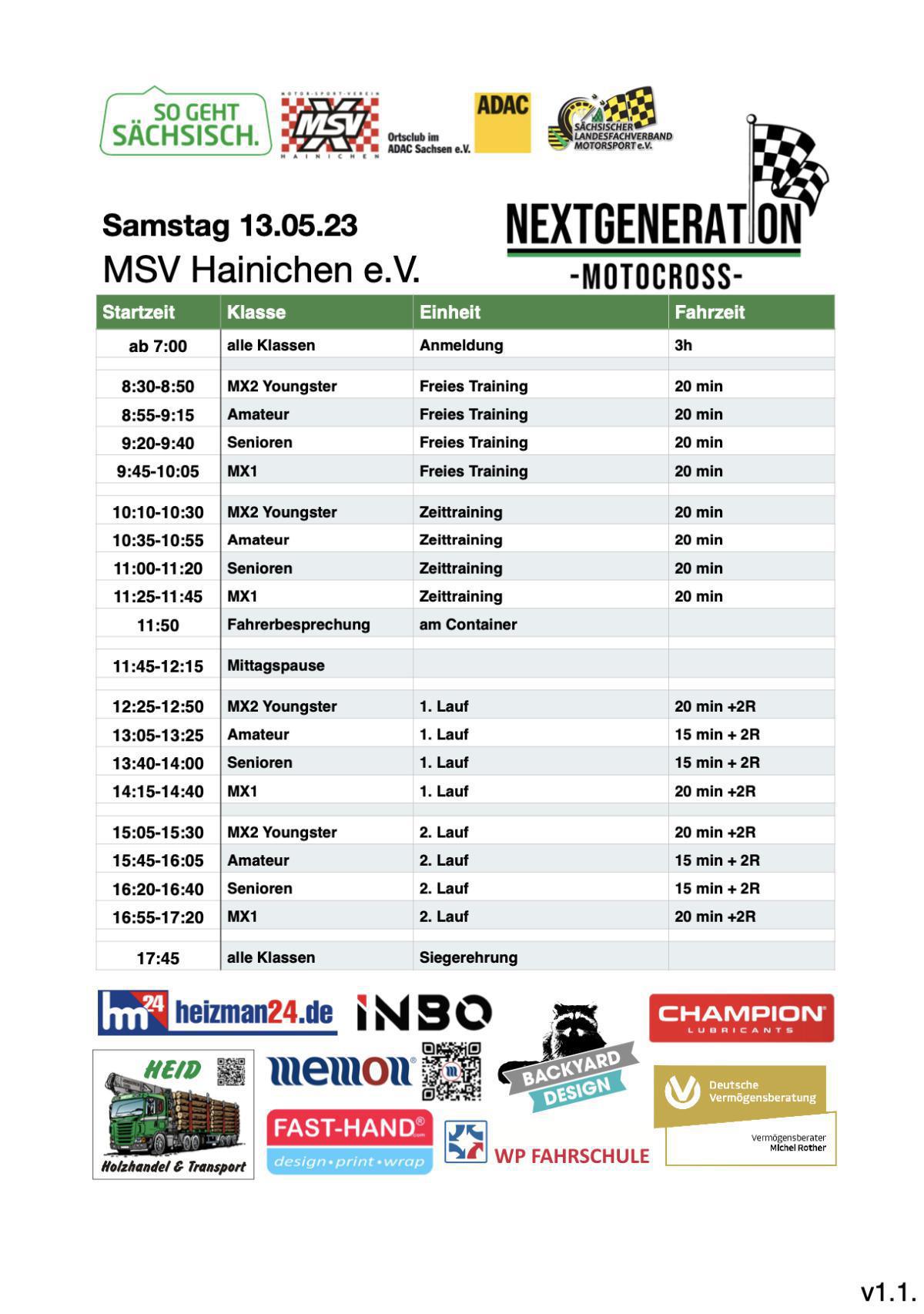 PR: Vorschau Hainichen NGMX 2023 PR: Vorschau Hainichen NGMX 2023
