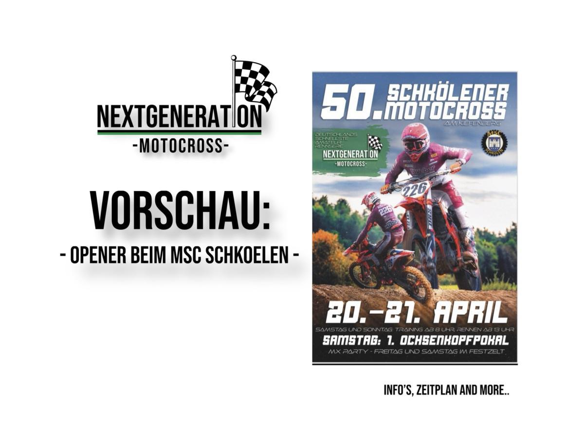 Vorschau: NGMX Opener beim MSC Schkoelen