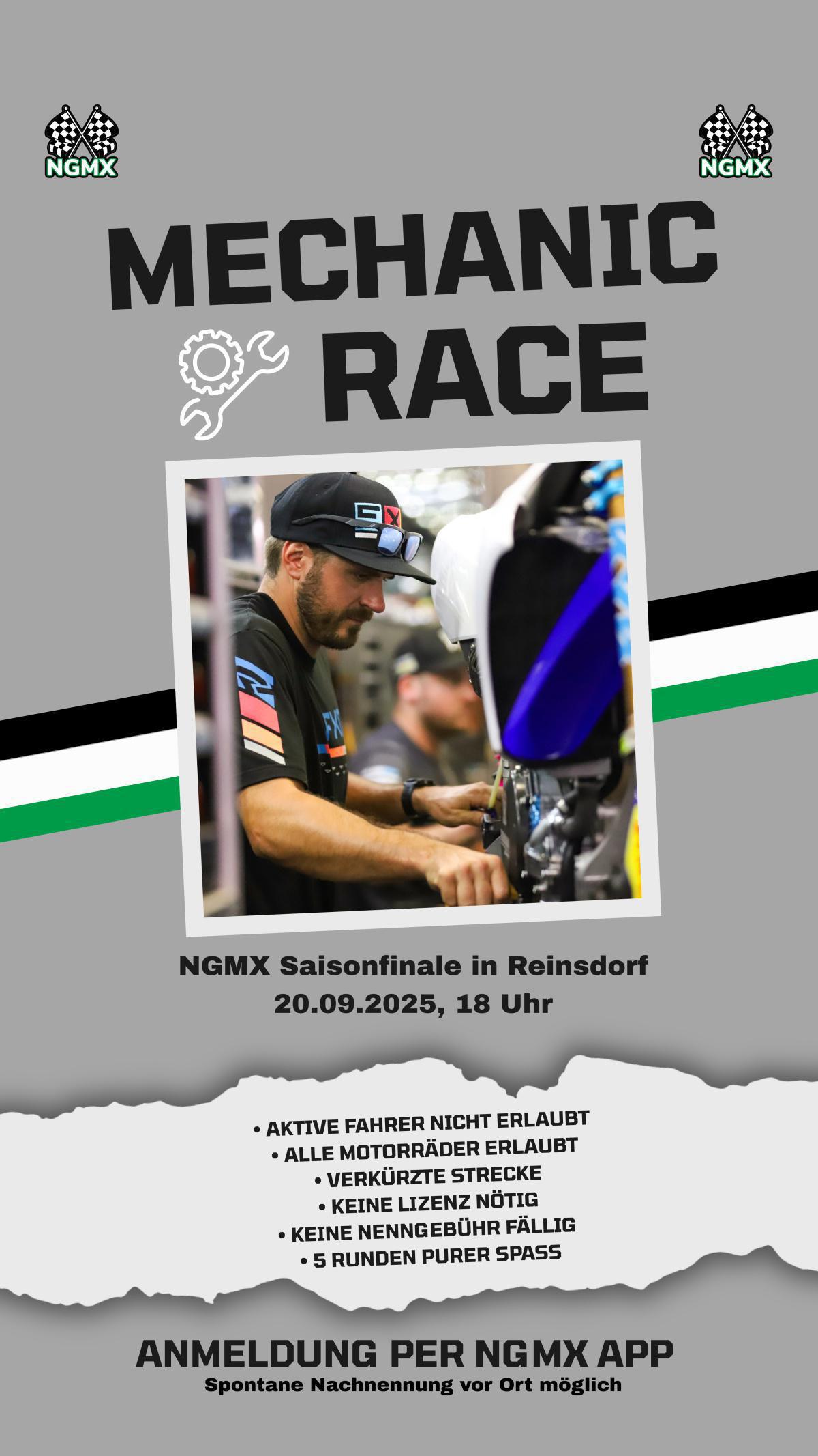 Vorschau: Das NGMX Finale 2025 - beim MC Reinsdorf e.V. Vorschau: Das NGMX Finale 2025 - beim MC Reinsdorf e.V.