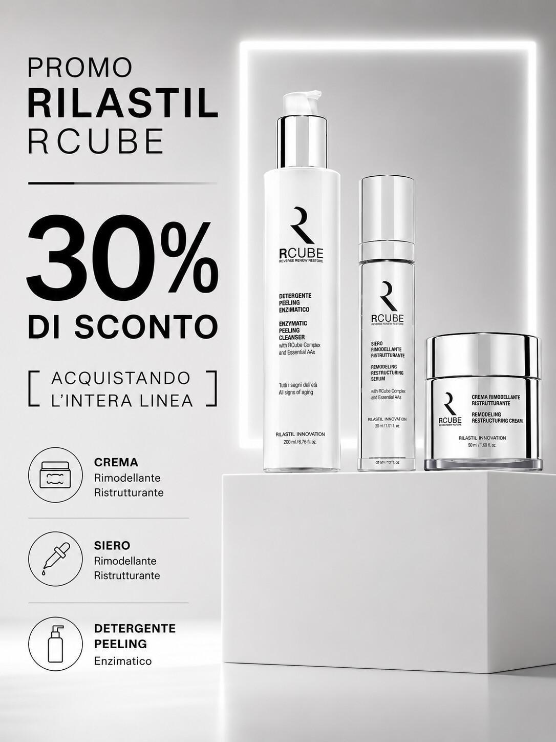 Promo Rcube rilastil 30%