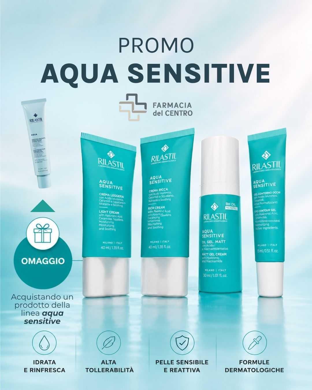 Promo Rilastil Aqua Sensitive Promo Rilastil Aqua Sensitive