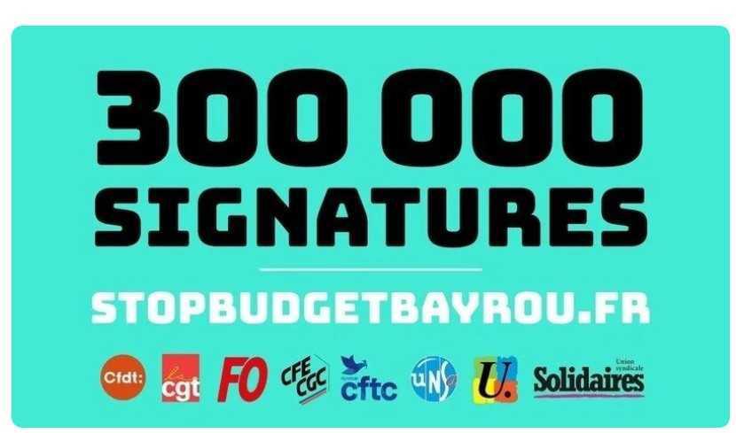 UD68 - Pétition // BUDGET BAYROU : les sacrifices pour le monde du travail ça suffit !