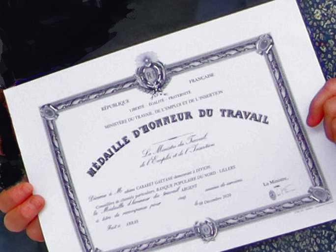 Médaille du Travail Médaille du Travail