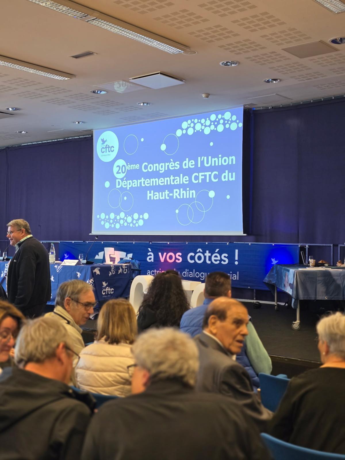 Congrès de l’Union Départementale CFTC du Haut-Rhin : une nouvelle équipe élue à Mulhouse Congrès de l’Union Départementale CFTC du Haut-Rhin : une nouvelle équipe élue à Mulhouse