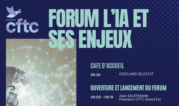 ✨  Forum l' Intelligence Artificielle et ses enjeux
