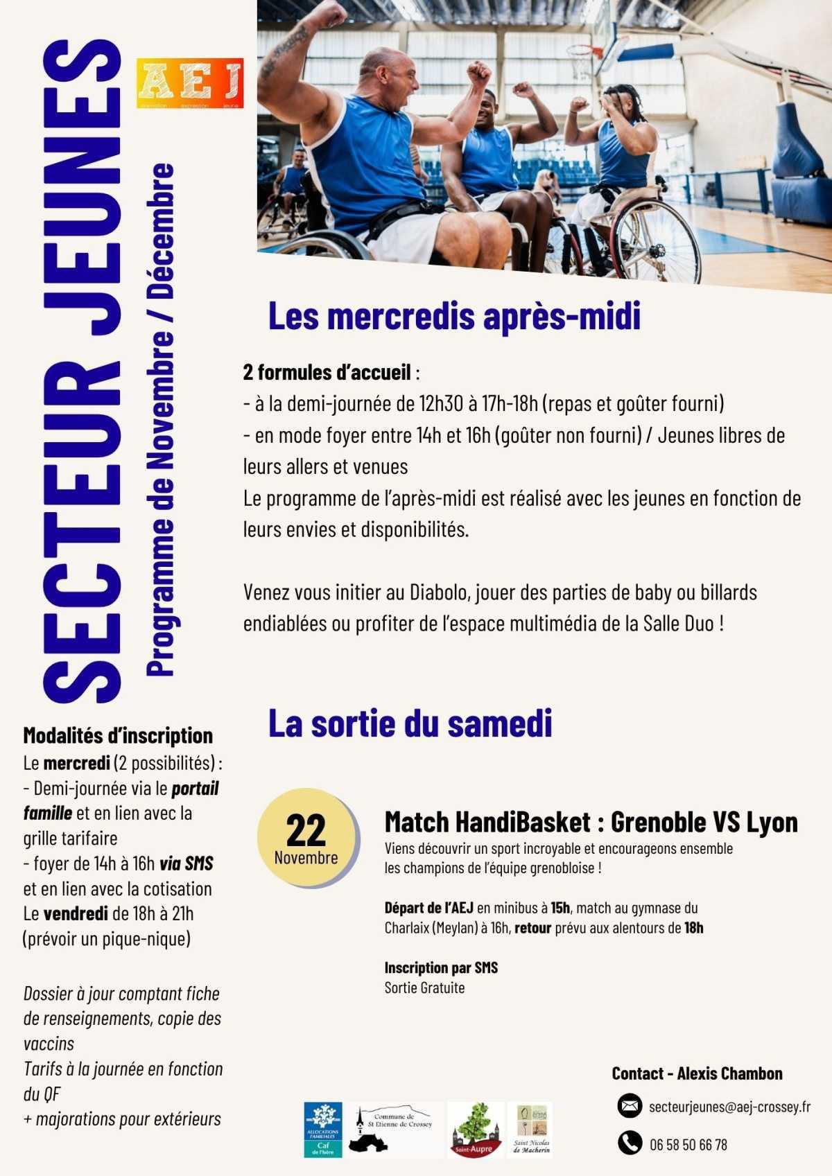 Programme Novembre Décembre (cliquez ici)