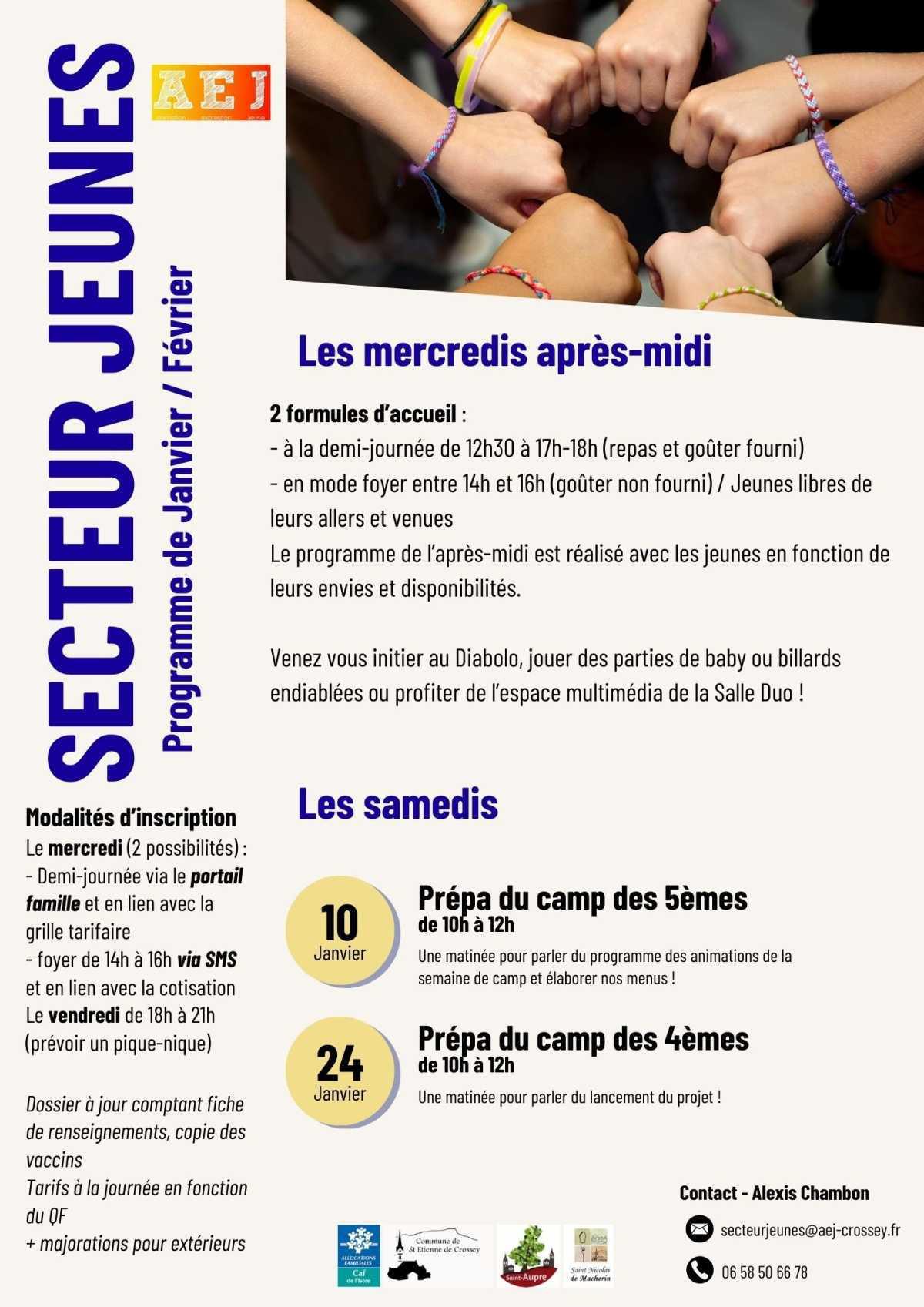 Programme Janvier Février (cliquez ici)