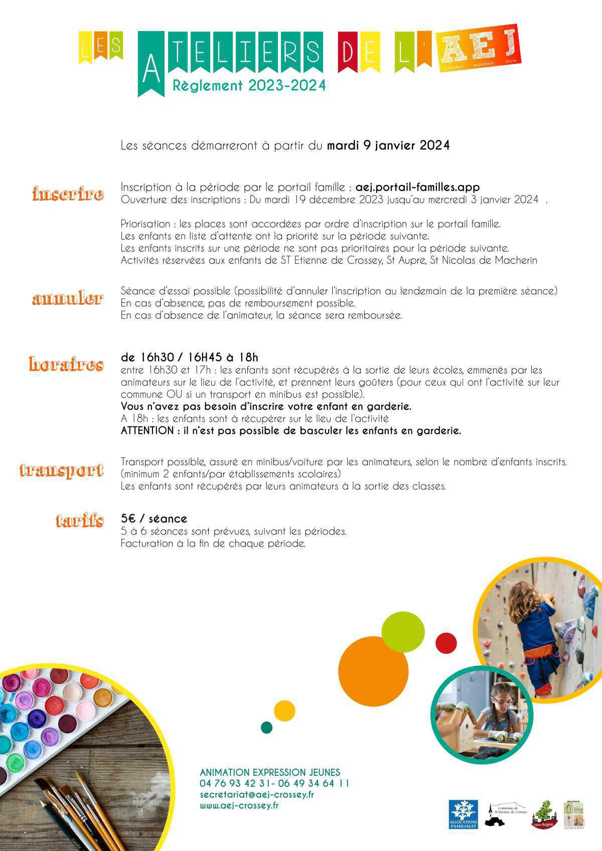 Les Ateliers découverte - Jan/Fév 2023 Les Ateliers découverte - Jan/Fév 2023