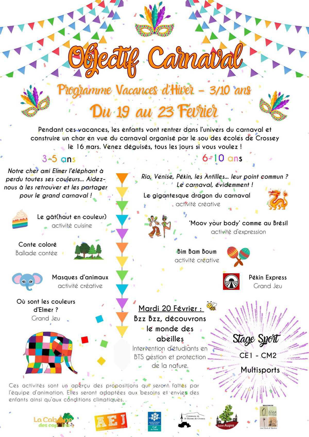 Programme et modalité d'accueil - Vacances d'HIVER Programme et modalité d'accueil - Vacances d'HIVER