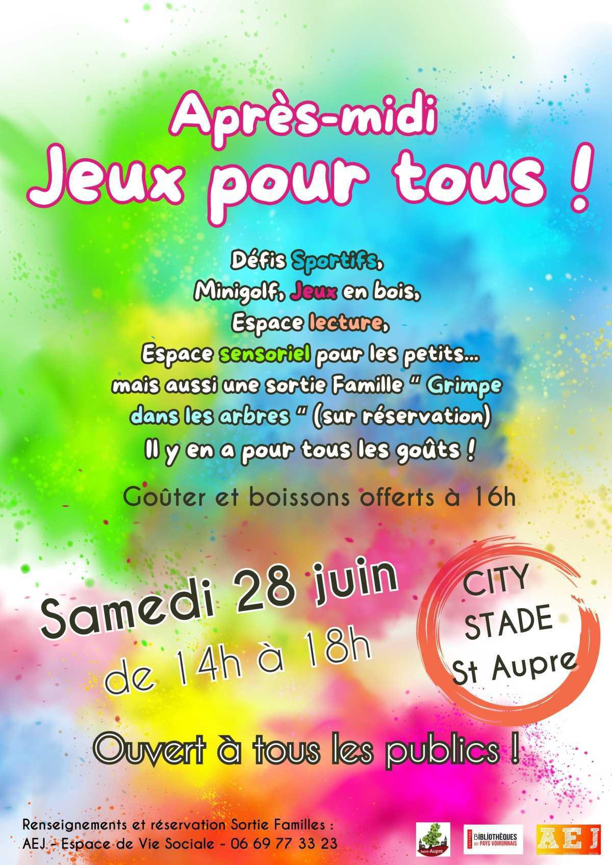 Jeux pour tous à St Aupre