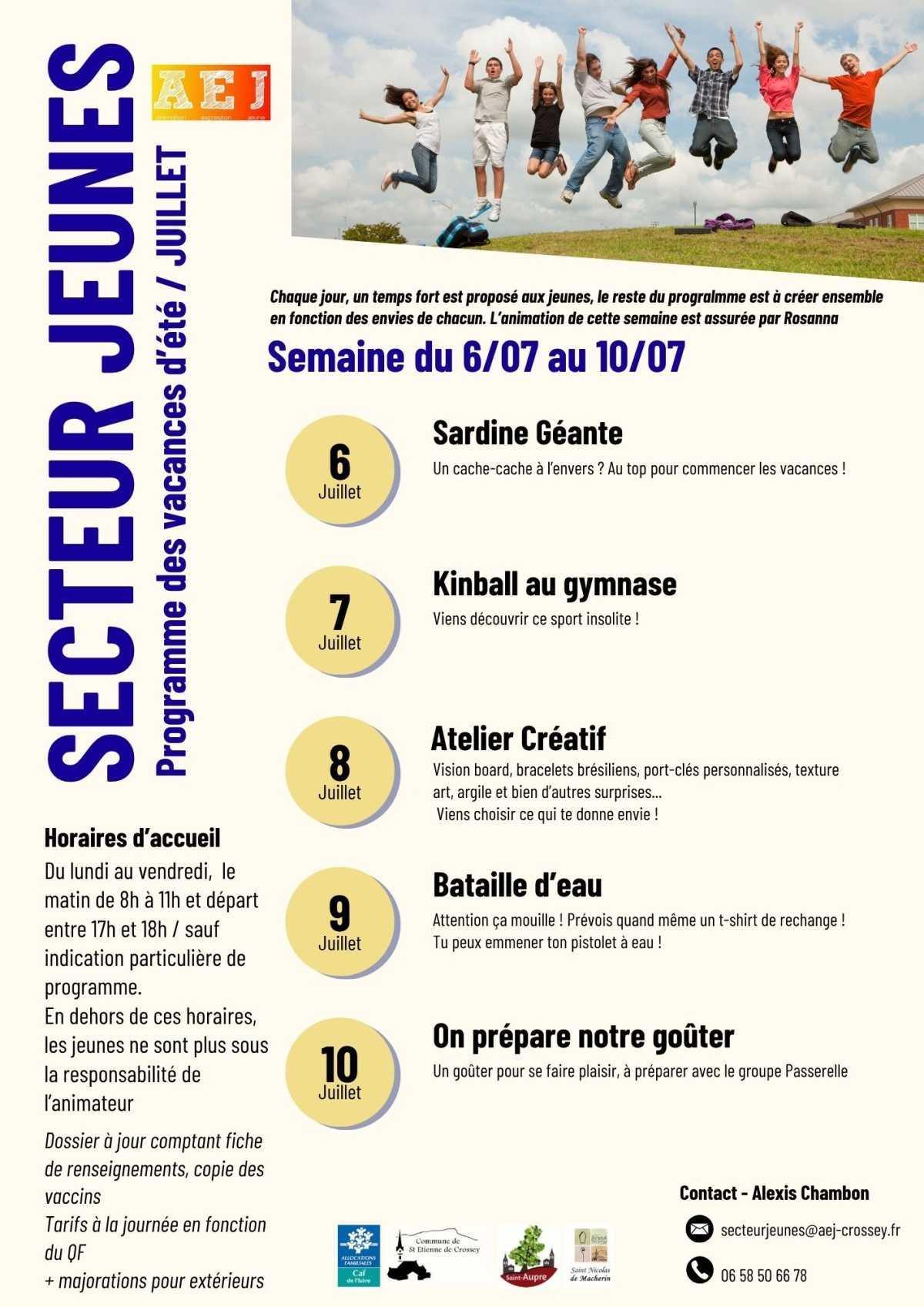 Programme été