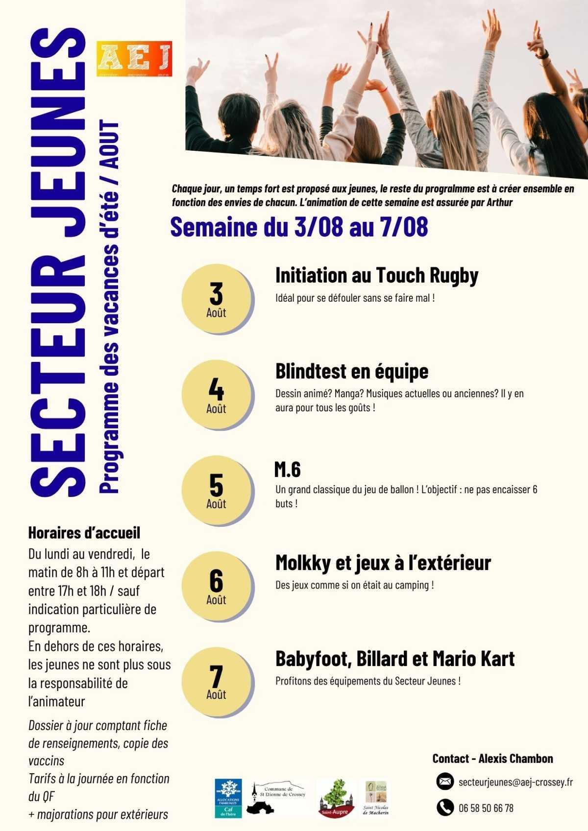 Programme été