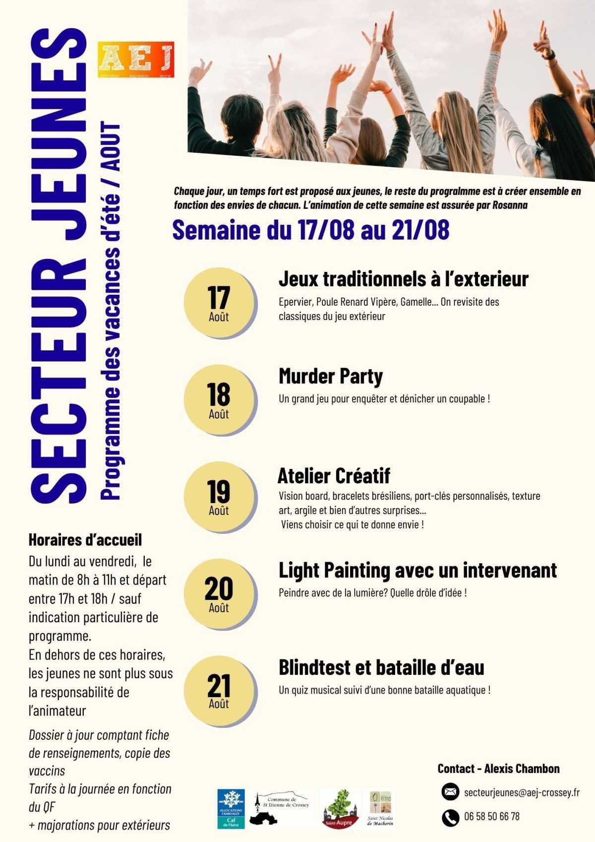 Programme été
