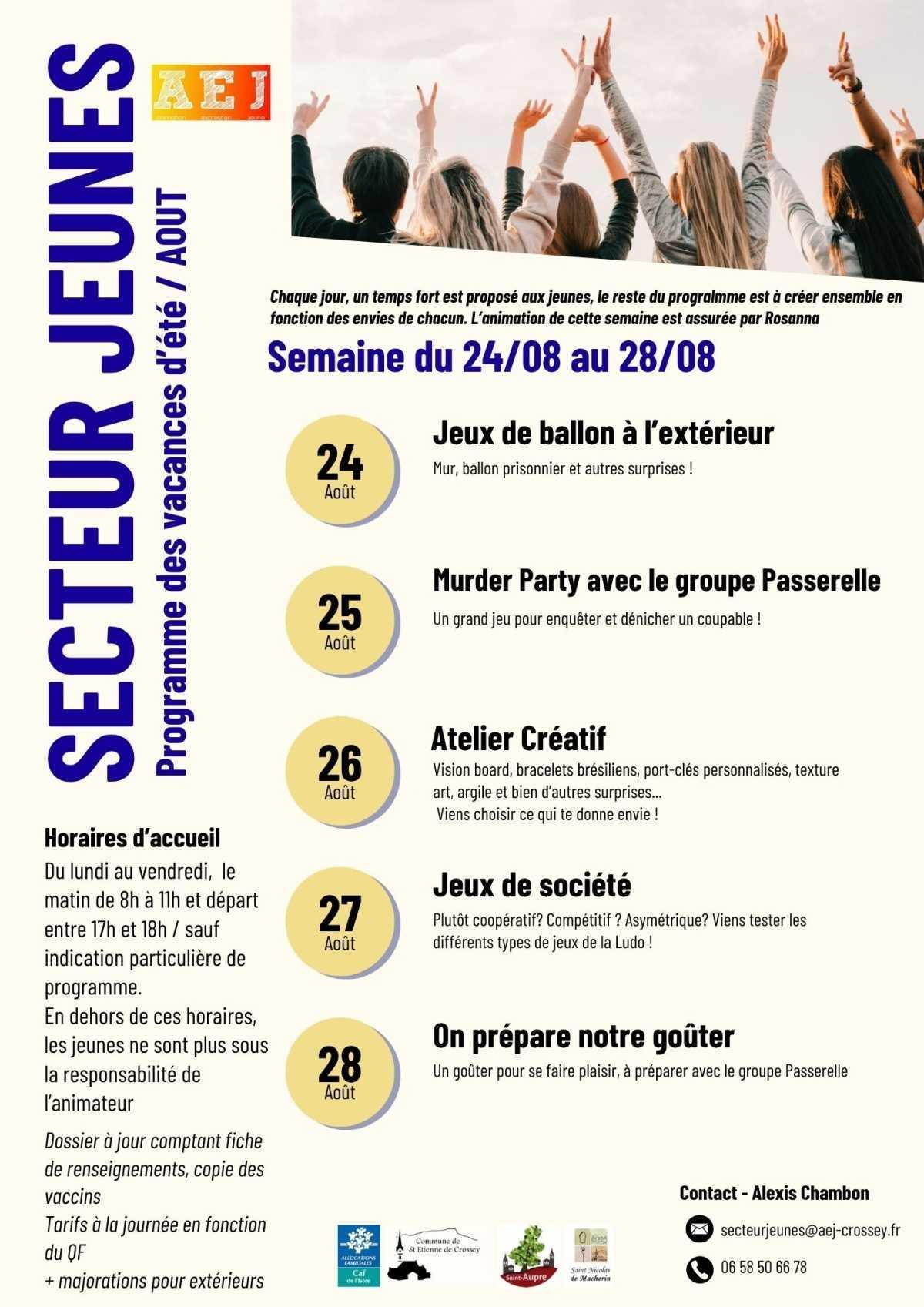 Programme été