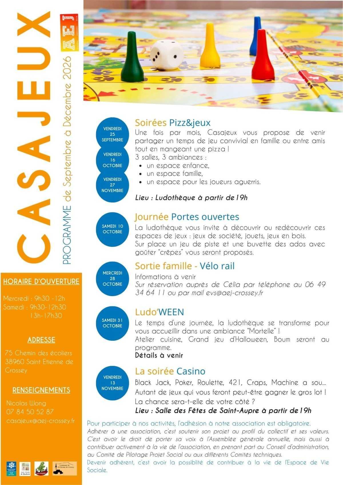Programme de la Ludothèque