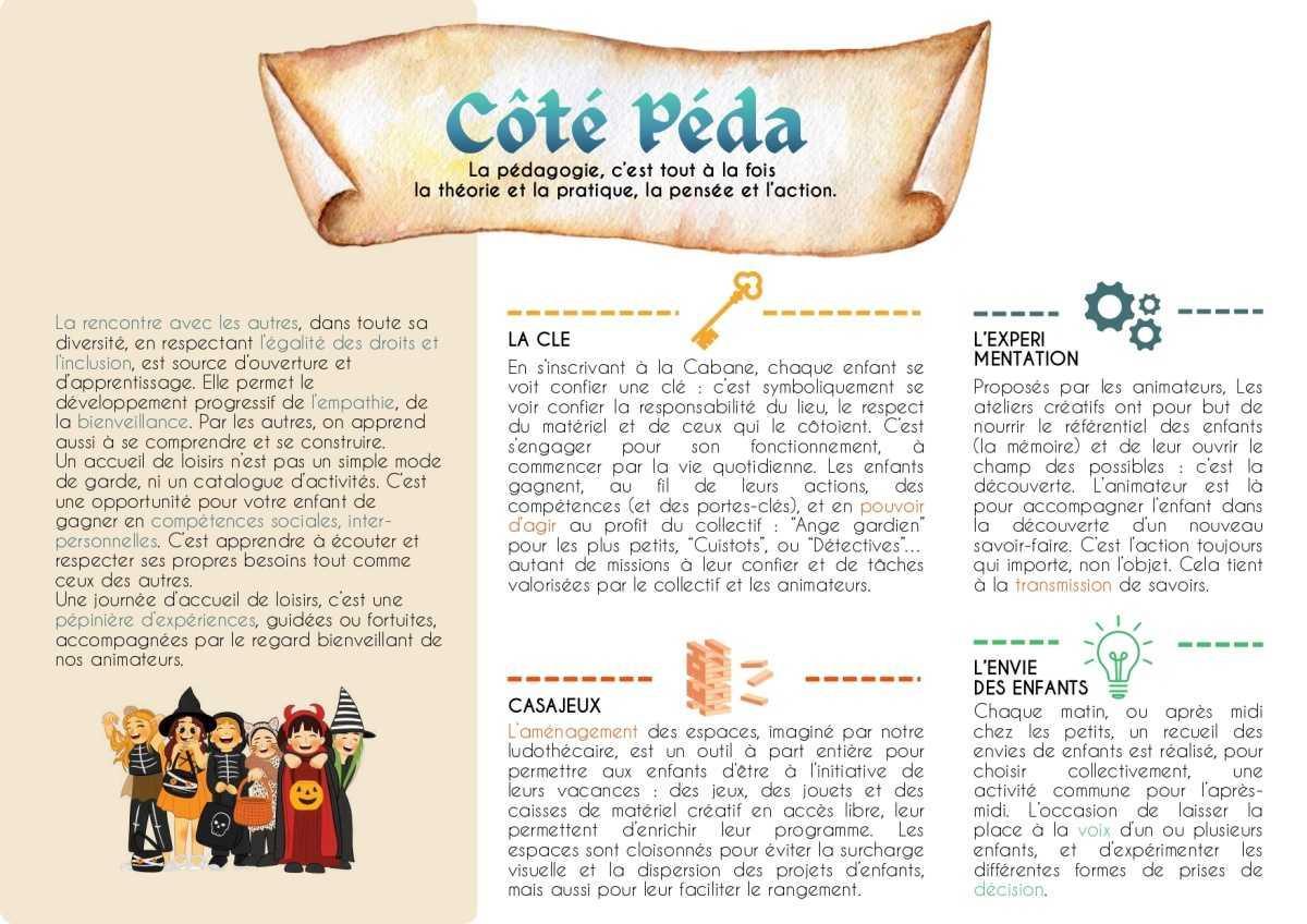 Programme Vacances Automne - Enfance